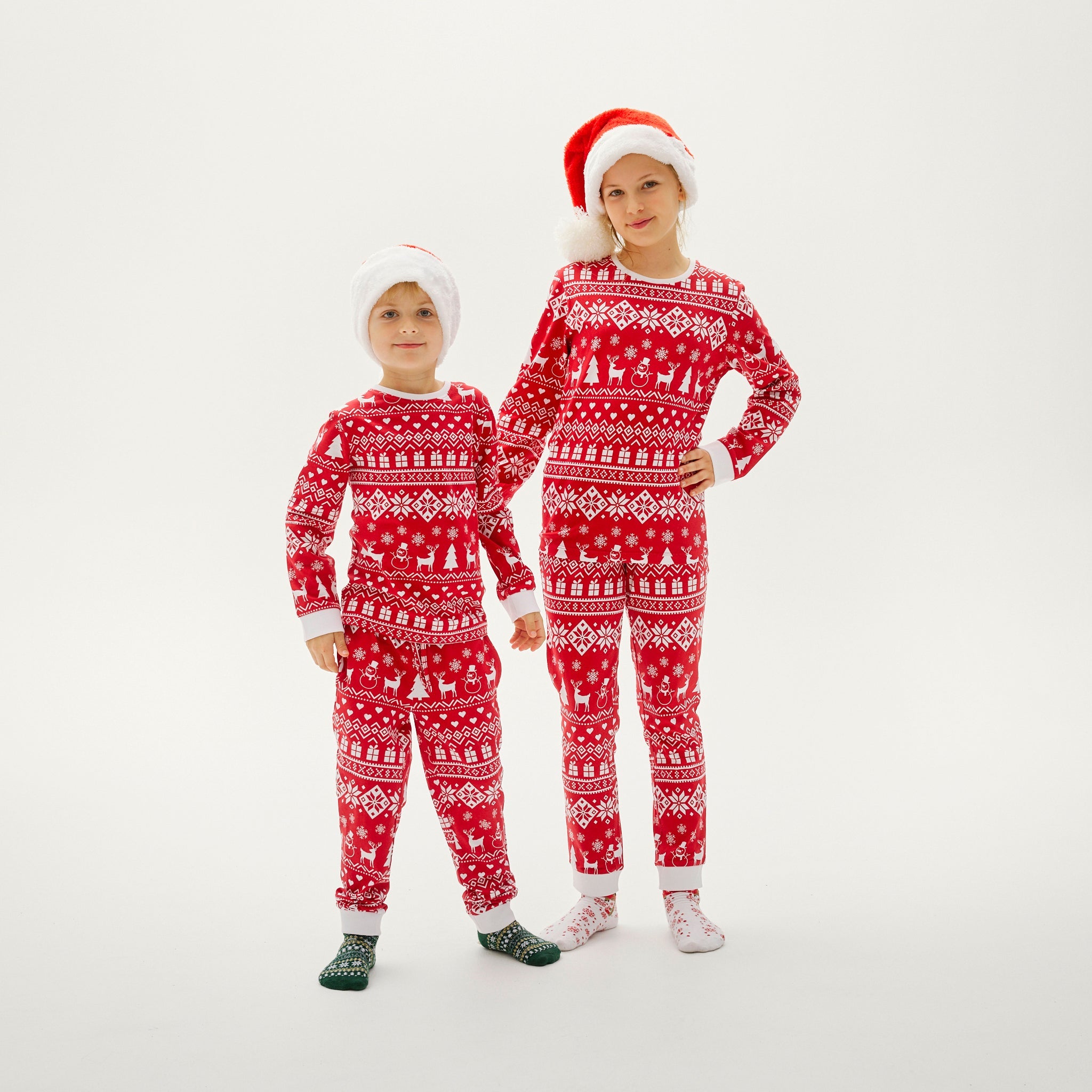 The Peaceful Pigiama Bordeaux - Bambini.